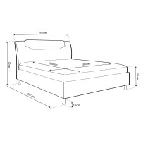 Klasszikus franciaágy - ARDO [180 cm]
