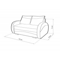 Kanapé - MARA 2-es (ágyazható)