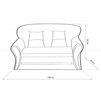 Kanapé - OREGON 2-es 