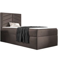 Boxspring ágy - ST7 (Jobbos) [90 cm]